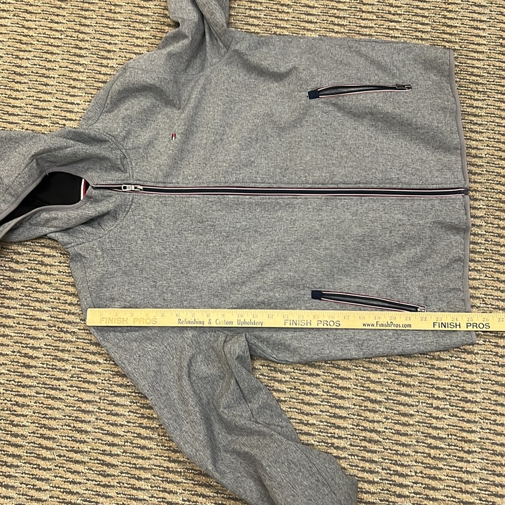 Tommy Hilfiger: Gray Softshell Hooded Jacket: Fle… - image 7